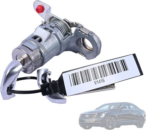 13590041 أسطوانة قفل الباب ث/2 مفاتيح جانب السائق اليسرى متوافق مع كاديلاك ATS CT4 CT6 in Saudi Arabia