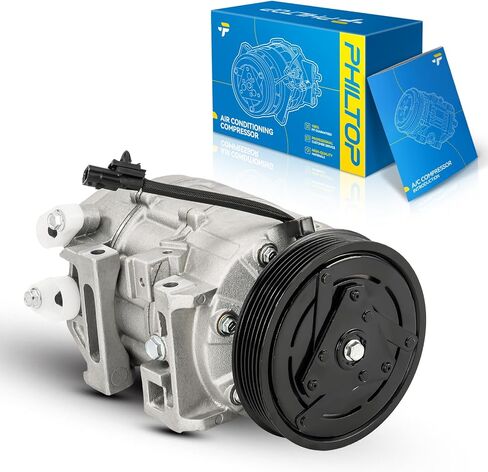 Philtop 68664 ضاغط تكييف AC/Air 471-5003 لـ Altima 2007 2008 2008 2010 2011 2012 2.5L ، Sentra 2007-2012 2.5L ، A/C ضاغط مع القابض in Saudi Arabia