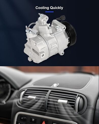 ECCPP A/C Compressor with Clutch Fast Cooling 2008-2010 Fit for INFINITI EX35 G35 M35 3.5L AC Compressor in Saudi Arabia