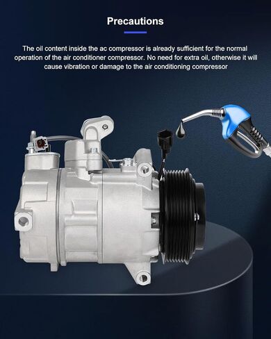 ECCPP A/C Compressor with Clutch Fast Cooling 2008-2010 Fit for INFINITI EX35 G35 M35 3.5L AC Compressor in Saudi Arabia