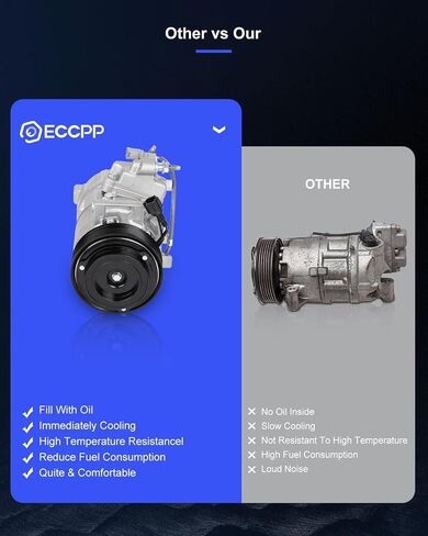 ECCPP A/C Compressor with Clutch Fast Cooling 2008-2010 Fit for INFINITI EX35 G35 M35 3.5L AC Compressor in Saudi Arabia