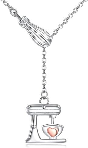 Gifts for Bakers Sterling Silver Baker Necklace Baking Jewelry for Bakers and Bake Lover Gift in Saudi Arabia