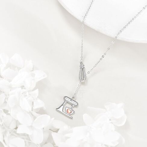 Gifts for Bakers Sterling Silver Baker Necklace Baking Jewelry for Bakers and Bake Lover Gift in Saudi Arabia