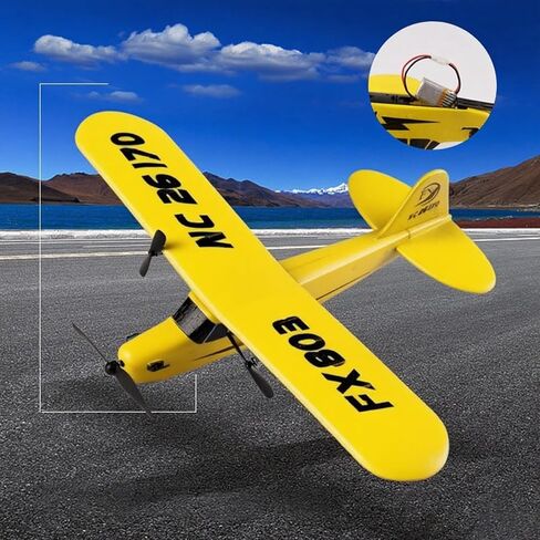 2.4 جيجا هرتز RC طائرة طائرة شراعية-2CH لعبة طائرة رغوة جاهزة للاستخدام ، ومبتدئين سهلة الطيران للأطفال والأولاد (الأزرق) in Kuwait