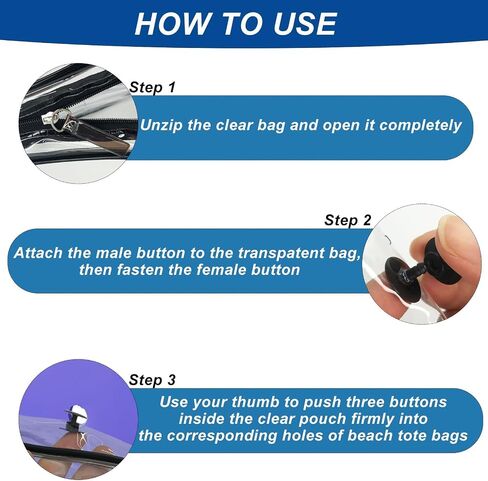 Clear Insert Bag Accessories for Beach Tote Bag, Clear Travel Storage Inner Pouch for Cosmetic, Toiletry & Makeup Brush Organizer Divider in Saudi Arabia