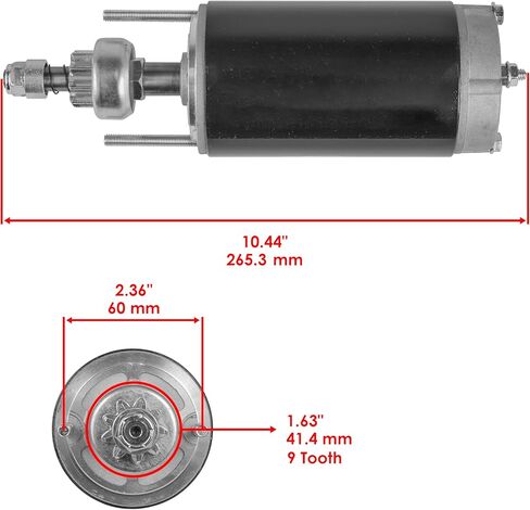 Caltric Starter متوافق مع القوة 85 85hp 853 854 856 858 1983-1989 البحرية in Saudi Arabia
