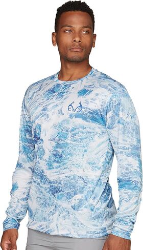 Realtree Men's Performance Fishing Long Sleeve Shirt in Kuwait