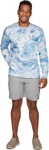 Realtree Men's Performance Fishing Long Sleeve Shirt in Kuwait
