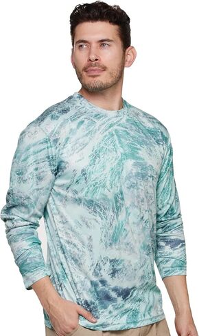 Realtree Men's Performance Fishing Long Sleeve Shirt in Kuwait
