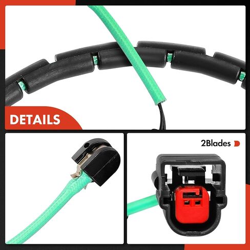A-Premium Front Driver or Passenger Brake Pad Wear Sensor Compatible with Jaguar XF 2013 2014 2015, 2.0L - Replace# C2Z16061 in Saudi Arabia
