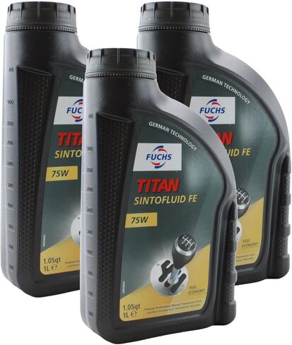 Fuchs 3 لتر Titan sintofluid fe sae 75w سائل النقل اليدوي (3 × 1L) in Saudi Arabia
