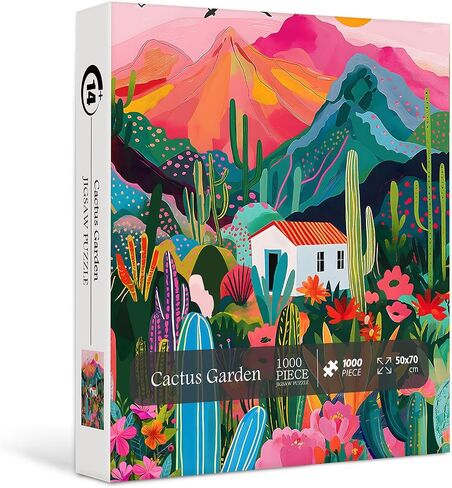 Landscape Puzzles for Adults 1000 Pieces, Flower Mountain Puzzle Art, Lake Scenic Jigsaw Puzzles for Adults in Saudi Arabia
