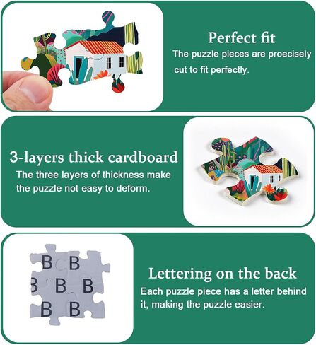 Landscape Puzzles for Adults 1000 Pieces, Flower Mountain Puzzle Art, Lake Scenic Jigsaw Puzzles for Adults in Saudi Arabia