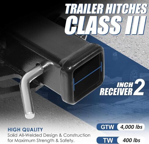 Auto Dynasty 2 Inches Class 3 Trailer Hitch Receiver Compatible with Acura MDX 07-13 in Saudi Arabia