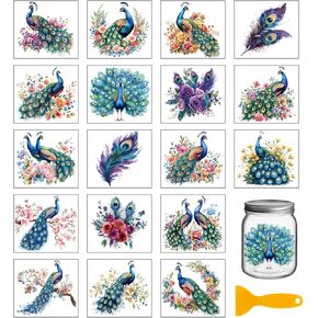 GLOBLELAND 18 Sheets Fantasy Dragon Transfer Stickers 3.9x3.6inch Magic Flower Colorful Decal Castle Rub on Transfer for Furniture Vase Glass Art Crafts Decorations in Kuwait