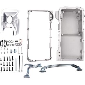 Front Wet Sump Retrofit Engine Oil Pan Kit for Chevrolet Gen III/IV 4.8L 6.2L for Chevy LS LS1 LS2 LS3 LSX V8 4.8L 6.2L 81076 in Kuwait
