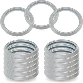 15 Gearcase Drain Plug Seal Washer Gaskets - Drain Screw Gaskets Compatible with Mercury Marine/Mercruiser Lower Unit Grease Gaskets Washer Drain Plug Seal 26-830749 8M0204693 in Kuwait