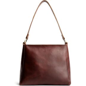 Portland Leather Goods Triangle Shoulder Bag for Women – Handmade from the Finest Full-Grain Hides in Kuwait