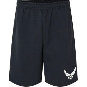 zerogravitee White Air Force Wings Emblem Super-Comfort SweatShorts in Saudi Arabia