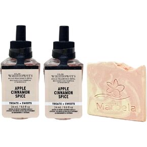 Bath & Body Works Apple Cinnamon Spice 2 Pack Wallflower Hergrance Backill in Kuwait
