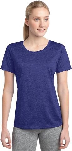 SPORT-TEK Women's Heather Contender Scoop Neck Tee in Saudi Arabia