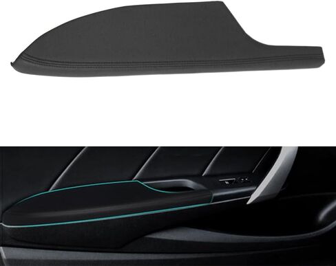 Newsmarts 1pc Door Rengrest لوحة مسند الباب اليسرى لوحة أذرع غطاء الألواح الغطاء غطاء ذراع اليسار إلى Honda Accord Coupe 2008-2012 in Kuwait