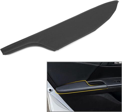 Newsmarts 1pc Door Rengrest لوحة مسند الباب اليسرى لوحة أذرع غطاء الألواح الغطاء غطاء ذراع اليسار إلى Honda Accord Coupe 2008-2012 in Kuwait