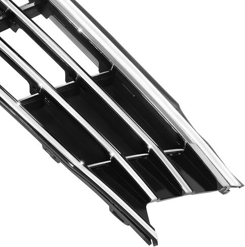 شواية شبكة بفتحة شارة سوداء على طراز المصنع من DNA MOTORING متوافقة مع 06-10 VW Passat، Chrome، OEM-GR-VW1200147 in Saudi Arabia