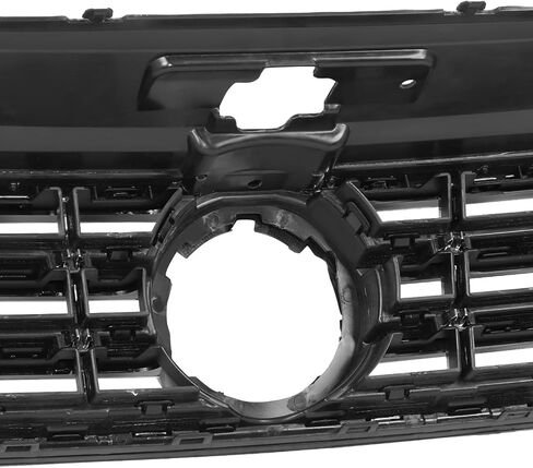شواية شبكة بفتحة شارة سوداء على طراز المصنع من DNA MOTORING متوافقة مع 06-10 VW Passat، Chrome، OEM-GR-VW1200147 in Saudi Arabia
