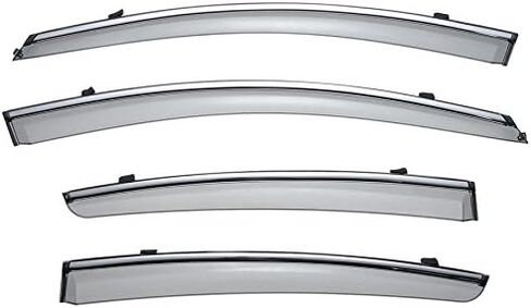 WellVisors Window Visors Wind Deflectors Compatible with Buick 2011-2017 Regal with Chrome Trim Rain Guards 3-847BU003 in Saudi Arabia