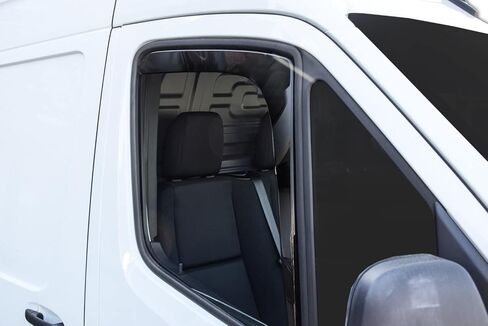in Channel Rain Guards for Car Windows 2019-2025 Mercedes Benz Sprinter W907, Durable Window Visors Vent Deflectors 2 pcs. in Saudi Arabia