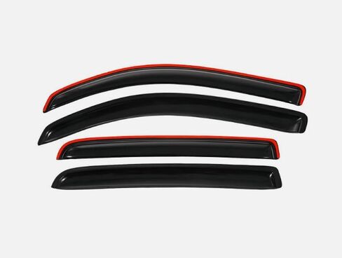 Vent deflectors Window Visors Tape-On Fit 2016-2023 Toyota Tacoma Accessories Double Cab-4pcs Rain Guards,2016 2017 2018 2019 2020 2021 2022 2023 in Saudi Arabia
