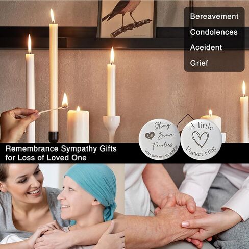 4 قطع الجيب عناق الرمز المميز 4 أجهزة كمبيوتر بوس السلاسل الجلدية مفتاح ، علامة عملة رموز مزدوجة الجانبين ، هدية رعاية لأفراد السرطان in Kuwait