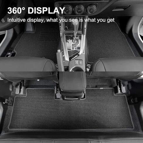 Carpet Floor Mats Custom Fit for Ford Bronco Sport 2021 2022 2023 2024 2025, All Weather Anti-Slip 1st and 2nd Row Set Floor Liners - 3pc in Saudi Arabia