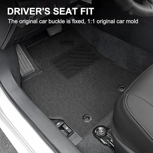 Carpet Floor Mats Custom Fit for Ford Bronco Sport 2021 2022 2023 2024 2025, All Weather Anti-Slip 1st and 2nd Row Set Floor Liners - 3pc in Saudi Arabia