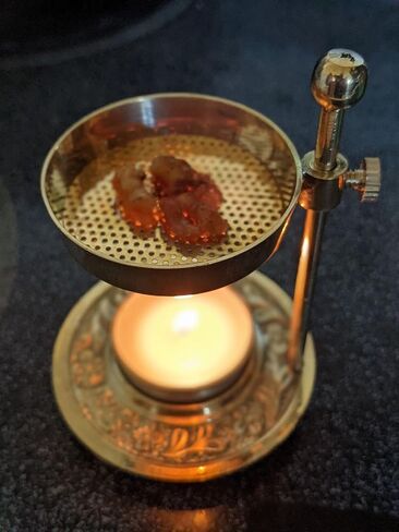 RSGM Brass Incense Resin Adjustable Burner Unleash The Aromatic Power, 5.5 Inch in Saudi Arabia