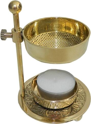 RSGM Brass Incense Resin Adjustable Burner Unleash The Aromatic Power, 5.5 Inch in Saudi Arabia