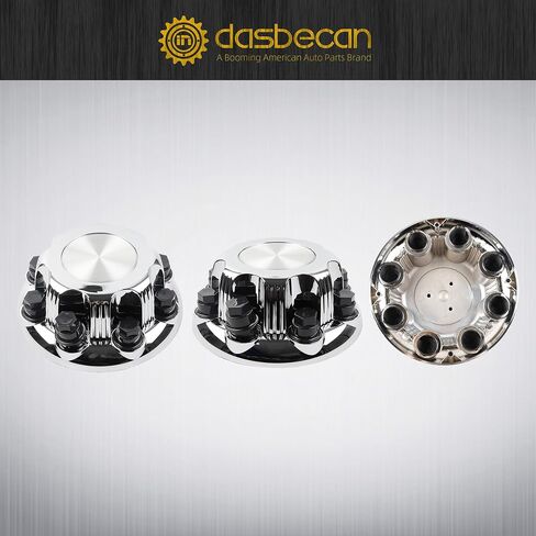 DASBECAN 4PCS CENTER CENTER CENTER CENT & 8 LUGS متوافقة مع شيفروليه أفالانش 2500 2002-2006 تشيفي سيلفرادو 1500 HD 2500 3500 GMC SIERA in Saudi Arabia