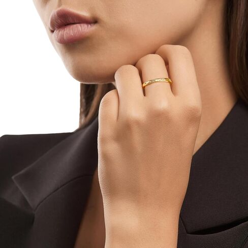 14K Gold Rings for Women Cubic Zirconia Non Tarnish Dainty Gold Rings for Women Beauty and resilience Cute Jewelry 5,6,7,8,9 in Saudi Arabia