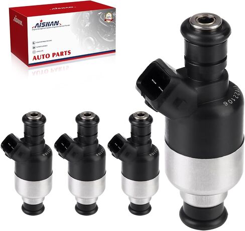 4PCS Fuel Injectors 6 Holes Compatible with Chevy Cavalier S10, for GMC Sonoma, for Pontiac Sunfire, for Isuzu Hombre 1998 1999 2000 L4 2.2L Replace# 17122106 17113512 in Saudi Arabia