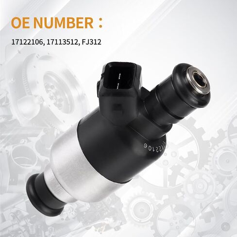 4PCS Fuel Injectors 6 Holes Compatible with Chevy Cavalier S10, for GMC Sonoma, for Pontiac Sunfire, for Isuzu Hombre 1998 1999 2000 L4 2.2L Replace# 17122106 17113512 in Saudi Arabia