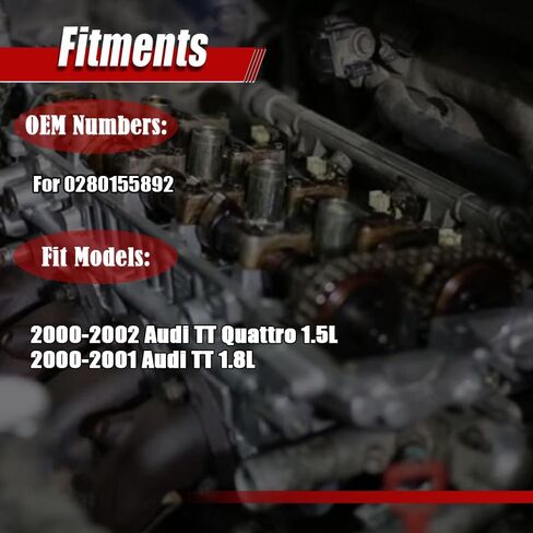 0280155892 حقن الوقود لـ Audi TT Quattro 1.5L EASY التثبيت 2000-2002 in Saudi Arabia