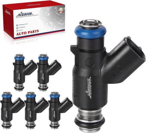 6pcs حقن الوقود 2 ثقوب متوافقة مع Chevy Malibu Impala Uplander Monte Carlo ، لبويك تيررازا ، ل Pontiac G6 Montana ، لزحل Aura Vue 2006-2010 V6 3.5L 3.9L استبدال 12592648 in Saudi Arabia