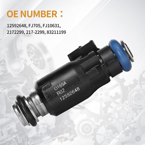 6pcs حقن الوقود 2 ثقوب متوافقة مع Chevy Malibu Impala Uplander Monte Carlo ، لبويك تيررازا ، ل Pontiac G6 Montana ، لزحل Aura Vue 2006-2010 V6 3.5L 3.9L استبدال 12592648 in Saudi Arabia