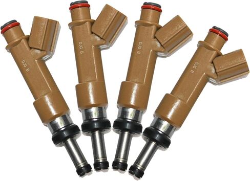 4 × حقن الوقود متوافقة مع 2009-2010 Pontiac Vibe / 2006-2014 Scion XD 1.8L 2ZR-FE I4 23250-0T020 ، 23209-0T020 ، 297500-1300 / Extended 12 Holed فوهة فوهة in Saudi Arabia