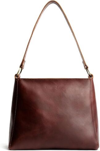 Portland Leather Goods Triangle Shoulder Bag for Women – Handmade from the Finest Full-Grain Hides in Kuwait