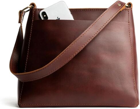 Portland Leather Goods Triangle Shoulder Bag for Women – Handmade from the Finest Full-Grain Hides in Kuwait