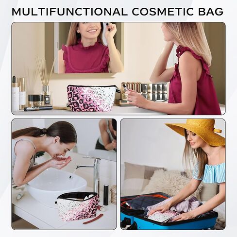 Small Makeup Bag, Mini Makeup Pouch, Cute Cosmetic Bag for Women, Toiletry Bags, Make Up Brush Skincare Organizer, Pouches for Travel Accessories in Kuwait