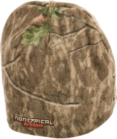 قبعة صغيرة من الصوف المموه المقاوم للرياح غير التقليدية من Drake Waterfowl - قبعة صغيرة مموهة دافئة للصيد، مقاس واحد يناسب الجميع in Kuwait