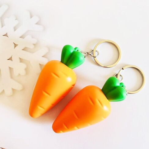 Cute carrot keychain LED Flashlight Keychain in Kuwait